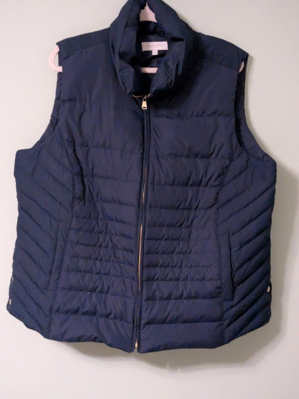 Talbots 2x Down Vest - Navy